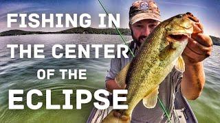 Fishing during the Eclipse in the Center of the Path of Totality - Fishing Challenge