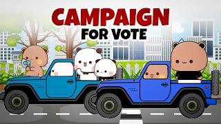 Bubu and Dudu Powerful Campaign for VOTES in town️| 3d Animation  #BDC662