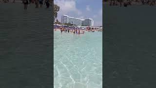 Кипр. Пляж. Девушки на Пляже. Нисси бич. Cyprus. Nissi Beach. Girls.