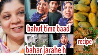 Bahut time baad Bahar ja rahe hai// recipe//Rizz vlogs 