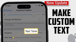 How to Create Custom Text Tone on iPhone 2024 | How to make CUSTOM Text Tones iphone/iPad