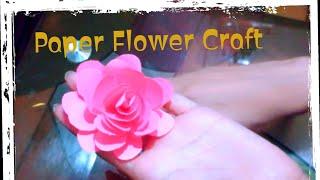 How to make paper Rose flower | How to make Realistic, Easy paper Roses Paper flower DIY paper rose