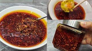 RESEP CHILI OIL TAHAN SUPER ENAK GURIH COCOK UNTUK BANYAK MAKANAN