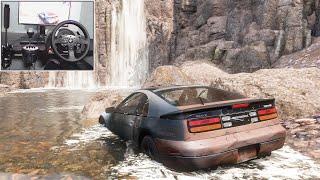 Rebuilding a Nissan 300ZX | Forza Horizon 5 Steering Wheel + Shifter Gameplay