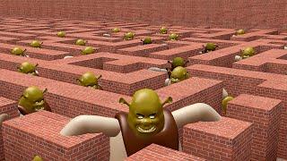 MEGA ARMY 3D FUNNY SHREK TRYING TO CATCH ME