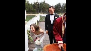 ОСМАН ТАНЦУЕТ НА СВАДЬБЕ  ДЖЕРКУТАЯ.Cerkutay And Aygul Real Marriage Happy Enjoy All Actor Buse