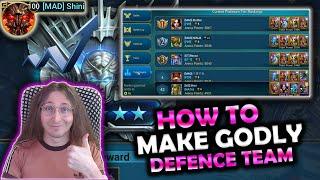 How To Make Your Best Defence Team To Climb In Tag Team And Classic Arena!! Raid Shadow legends