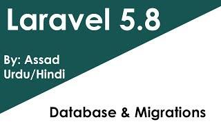 Lesson 6 Laravel for Beginners: Database & Migrations in Urdu/Hindi