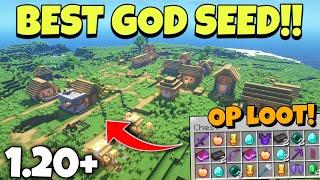 Best God Seed For Minecraft 1.20 Bedrock And Pocket Edition || Seed Minecraft 1.20