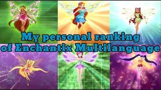 Winx Club - Enchantix multilanguage - Personal ranking