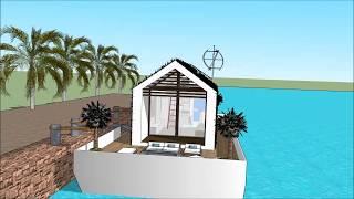 Floating house architecture on water launch in Tanzania  Khao Sok liveaboard for luxury living by th