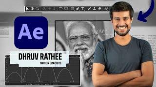 This is How DHRUV Rathee Edit Videos ! - After Effects Tutorial