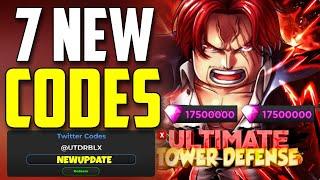 *NEW* ALL WORKING CODES FOR ULTIMATE TOWER DEFENSE IN 2024! ULTIMATE TOWER DEFENSE