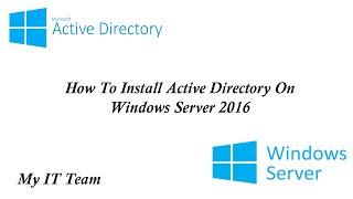 How To Install Active Directory On Windows Server 2016 (Hindi/Urdu) & English Subtitles