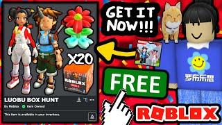 FREE ACCESSORIES! HOW TO GET Head Blooming & Forest Elf/Nova Rthro! (ROBLOX LUOBU MYSTERY BOX HUNT)