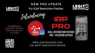 LU iRP PRO (iCall Restriction Patcher PRO) iOS 14 Supported - USB Patcher To Jailbreak Passcode