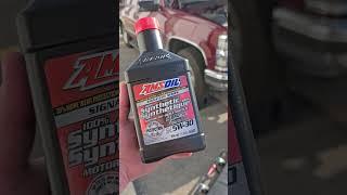 First Time Using Amsoil 5W-30 Motor Oil #automobile #amsoil #oilchange