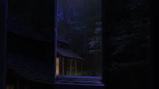 Cabin Window Rain - Rain Sounds