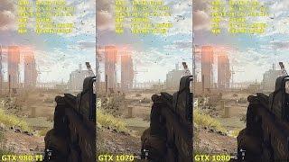 GTX 1080 Vs GTX 1070 Vs GTX 980 TI 4K Battlefield 4 Frame Rate Comparison