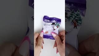 Does the package lie? Milka Mini Snow Balls #shortsvideo #milka #milkachocolate #snowball #sweets