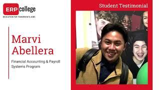 ERP College Students Testimonials - Marvi Abellera