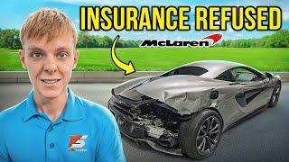 REBUILDING A WRECKED MCLAREN 540C THAT THE INSUANCE REFUSED TO PAY OUT ON