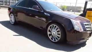 HILLYARD RIM LIONS 2010 CADILLAC CTS WITH 20 INCH CHROME SPOKE RIMS DEEP LIP