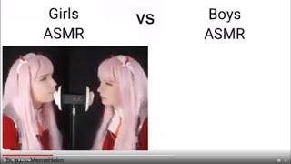 Girls ASMR vs Boys ASMR