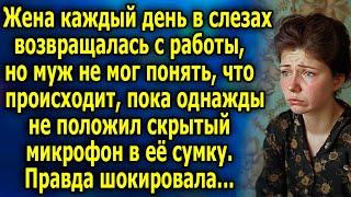 Жена каждый день в слeзах возвращалась с работы, но муж не мог понять, что происходит, но однажды...