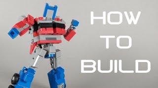 How To Build Lego Transformers Rise of the Beasts Optimus Prime