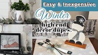 INEXPENSIVE LUXURY HOME DECOR DIYS FOR WINTER!!~High End Thrift and Dollar Store Decor Ideas