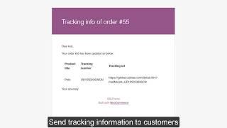 Preview Order Tracking for WooCommerce plugin by Villatheme