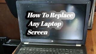 How To Replace DELL LAPTOP Screen|How To Change Dell Laptop Display|How To Replace Any Laptop Screen