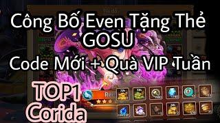 Huyền thoại hải tặc || Công bố Tặng Gosu - Code mới - Quà Vip Tuần - Top1 Corida - Moon HTHT