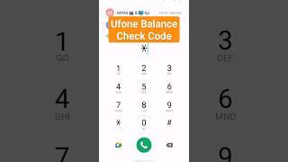 How to check Ufone Balance |Ufone ki sim ka Balance kiasay check karen | #shorts #ufonefree #ufone