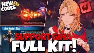 *NEW CODES* SUPPORT GINA FULL KIT DETAILS & ANIMATIONS! F2P SKIP OR PULL? - Solo Leveling: Arise