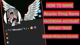 How to Make Unique+Emoji Name Account on Facebook 2024 | Create Unique Emoji Name Facebook ID 2024