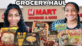 Huge H-Mart Grocery Haul! | Come Shopping With Us 