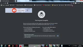 Open A New Window And Open A New Incognito Window In Google Chrome Web Browser