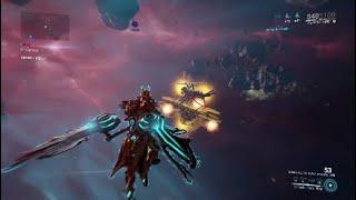 Warframe:How to kill Exo Skold Crewships (crewship with outside shield)