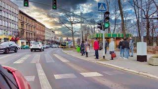 Poland 4K  Small Town Life, Driving through Tarnowskie Góry