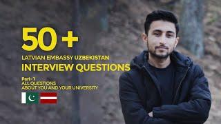 Latvian Embassy Interview Questions | Part 1 | Study in Latvia | Advice by Abrar