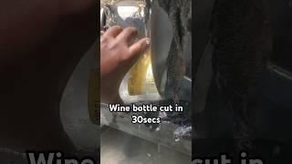 Flower vase from Wine bottle | Bottle cutter machine #bottlecrafts #diy #bottlecutter