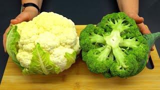 Guests from Spain taught me how to cook broccoli and cauliflower so delicious!