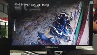 Maling motor Alfamidi Sumber Jaya