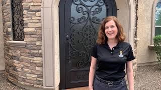 First Impression Ironworks Before And After Entryway Gate