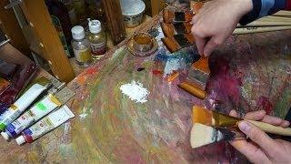 Модернизация кистей. Технические советы в масляной живописи. Modernization of artistic brush