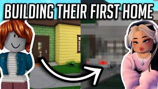 Building NEW PLAYER'S FIRST HOME in Welcome To Bloxburg | Bloxburg Speed Build