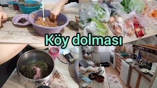 KÖY DOLMASI YAPTIK SOHBETLİTEMİZLİK#temizlik #trent #keşfet #keşfetbeniöneçıkar #kesfet