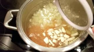 Step by step Lentil Vegetarian Soup.